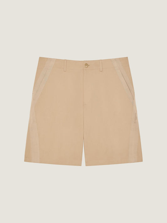 Couture Seam bermuda shorts in cotton with gros grain
