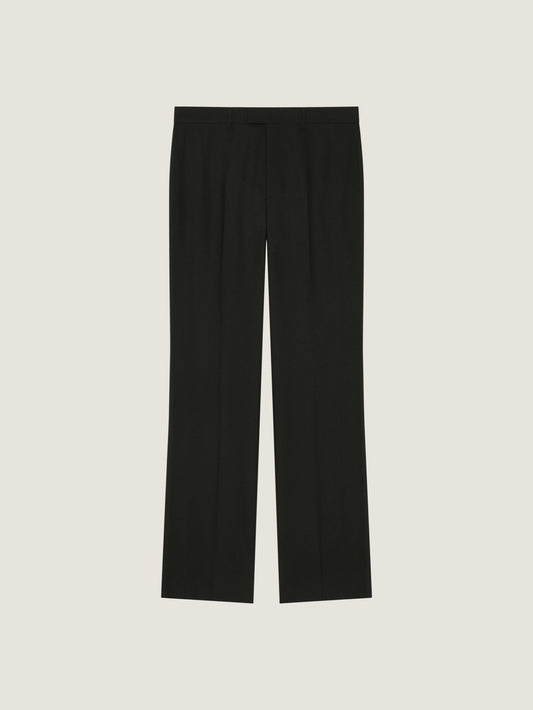 Slim fit tailored pants in wool and mohair