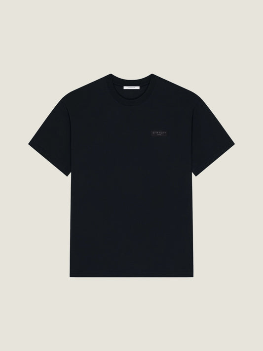 T-shirt in cotton with Givenchy Paris gros grain