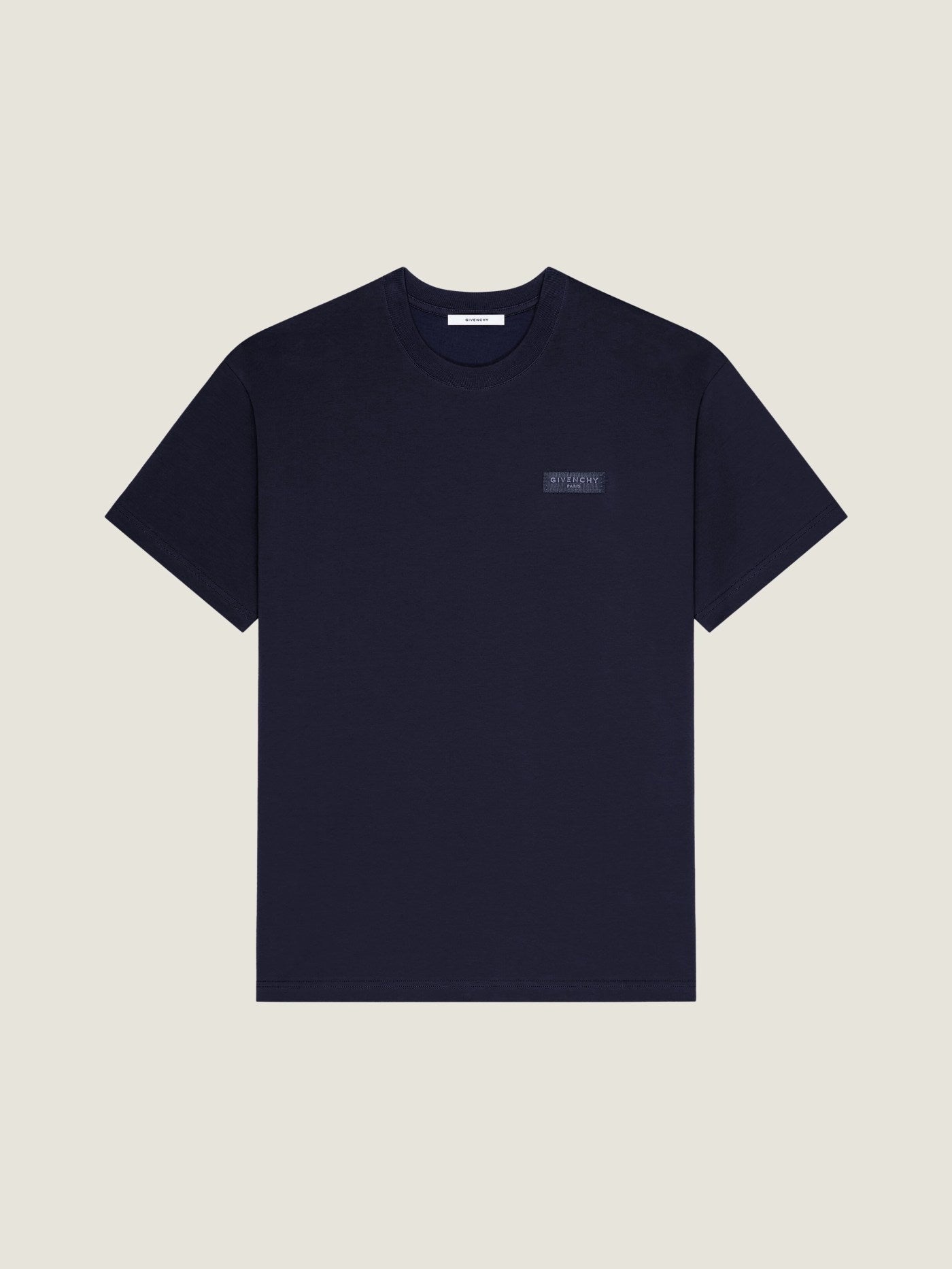 T-shirt in cotton with Givenchy Paris gros grain
