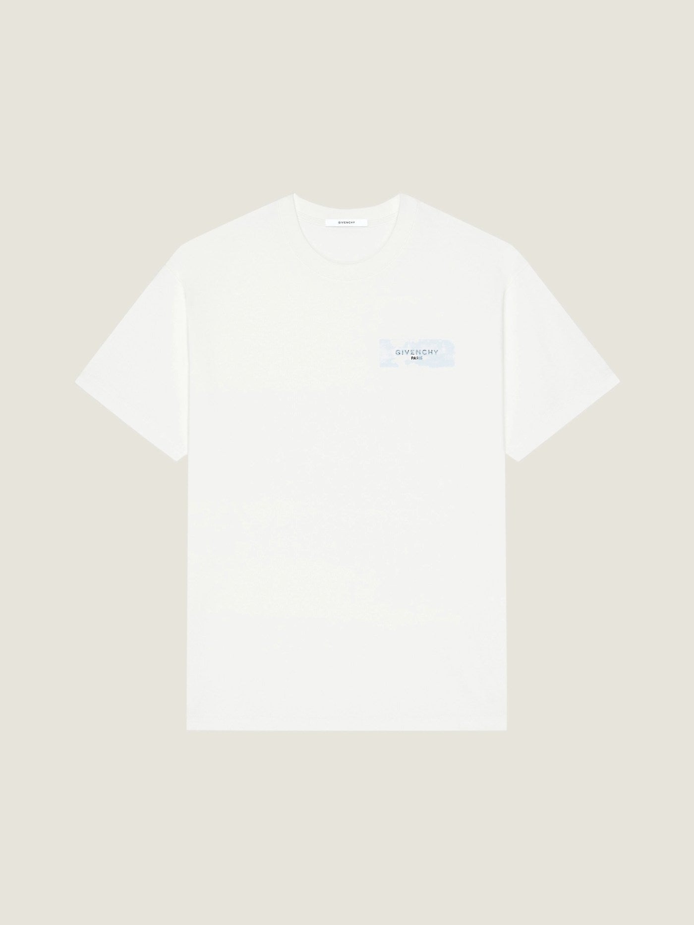 T-shirt in cotton with Givenchy Paris Paint print