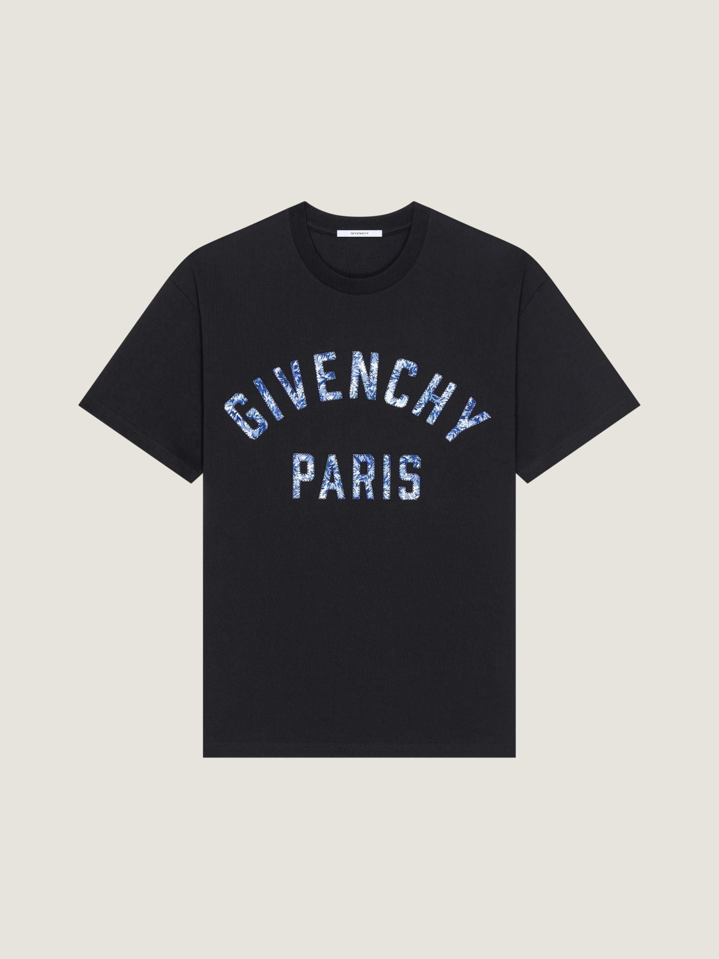 T-shirt in cotton Givenchy Paris Pompom embroidery