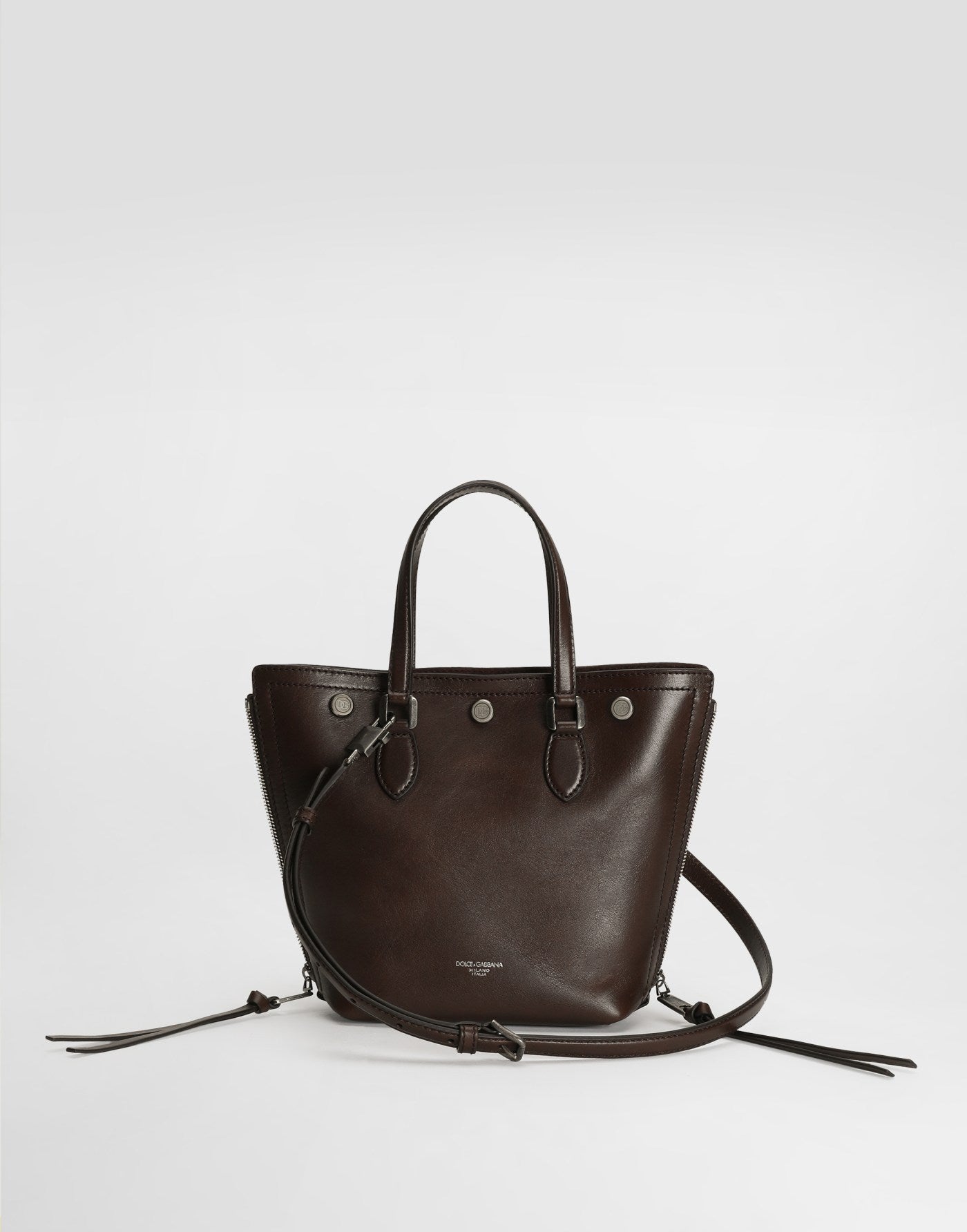 Atene tempesta calfskin shopping bag