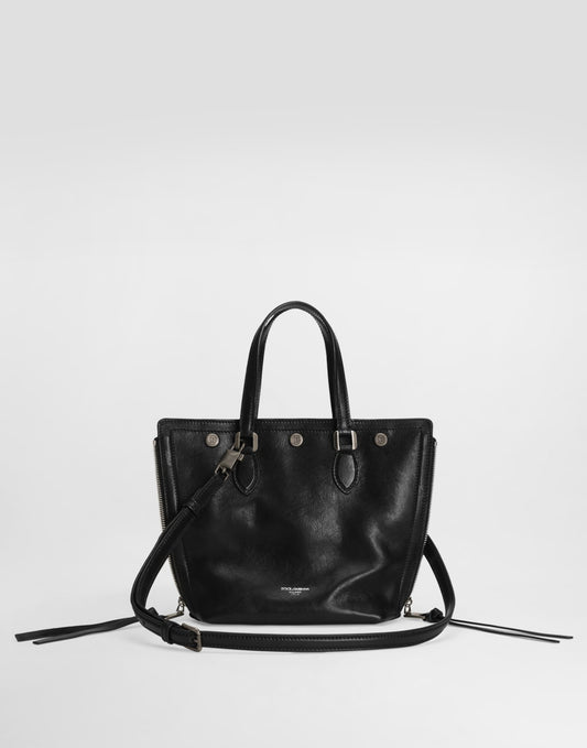 Atene tempesta calfskin shopping bag