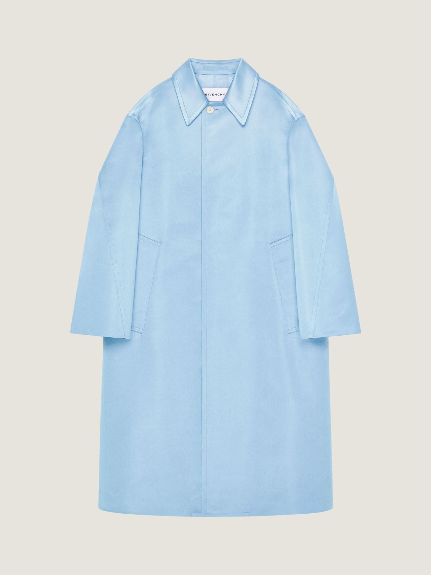 Couture Seam coat in satin