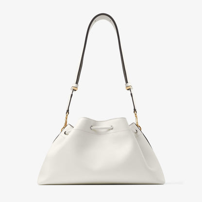 Cinch Medium Latte Leather Shoulder Bag