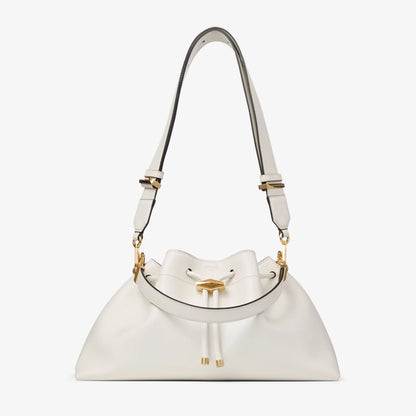 Cinch Medium Latte Leather Shoulder Bag