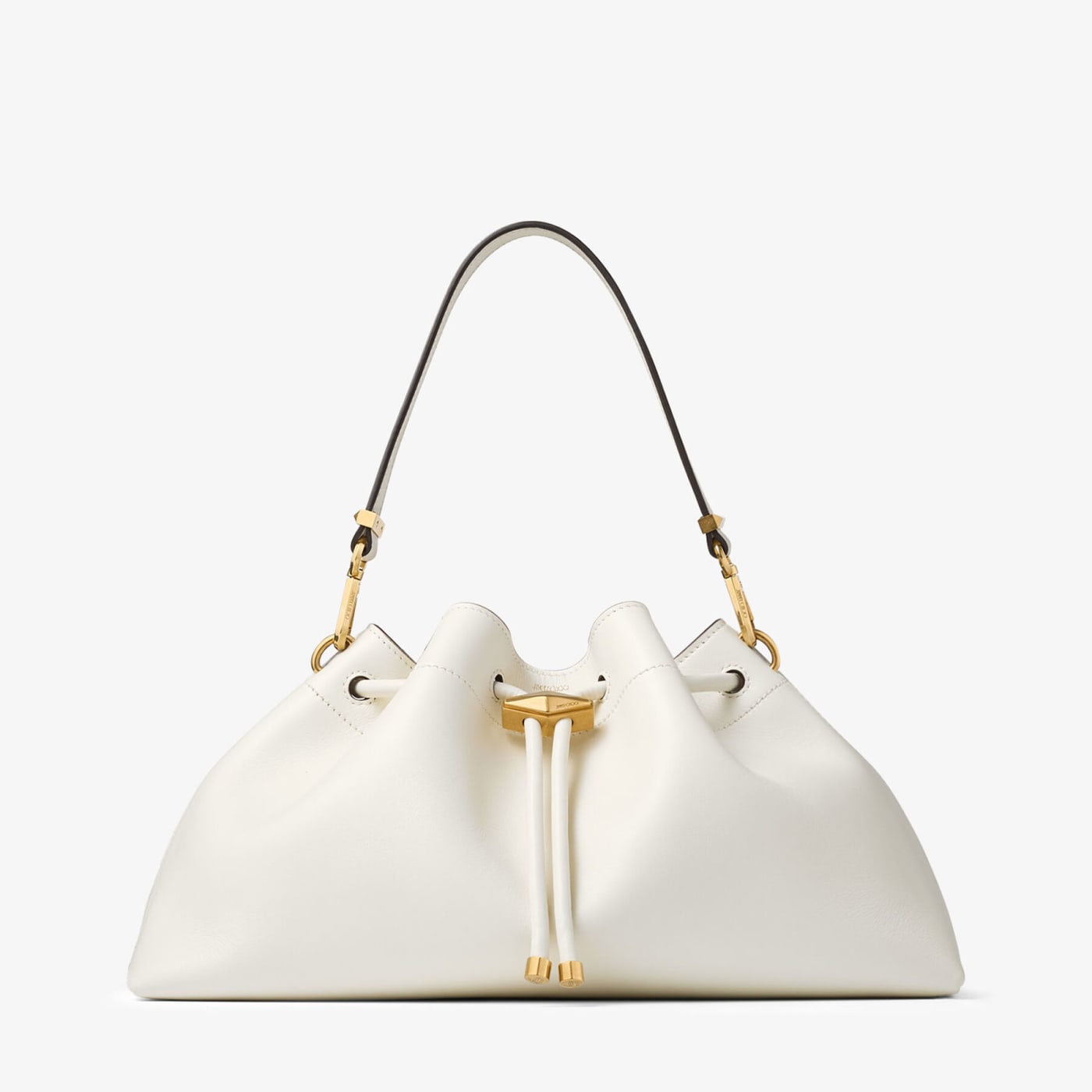 Cinch Medium Latte Leather Shoulder Bag