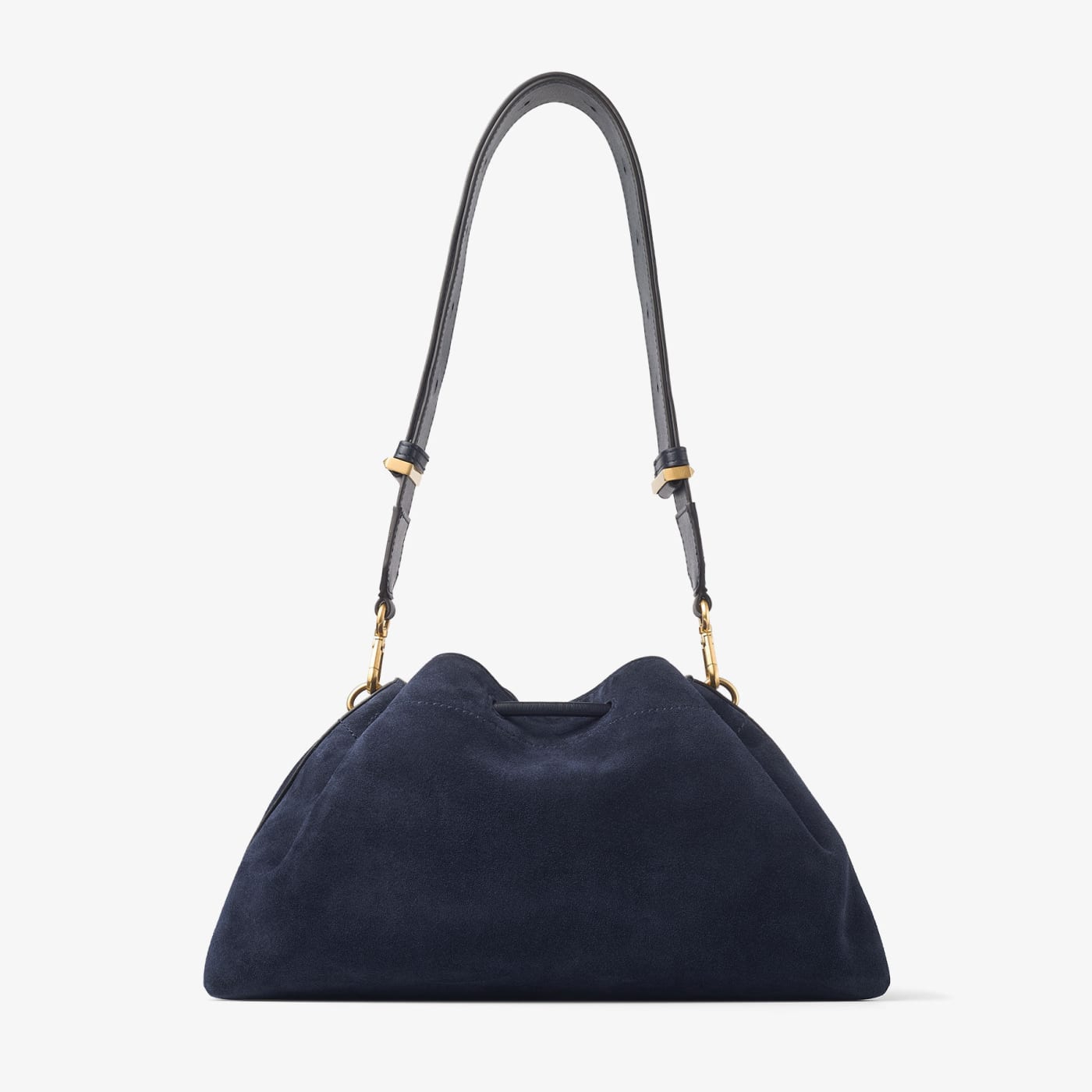 Cinch Medium Marine Suede Shoulder Bag