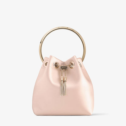 Bon Bon Macaron Satin Bag with Metal Handle