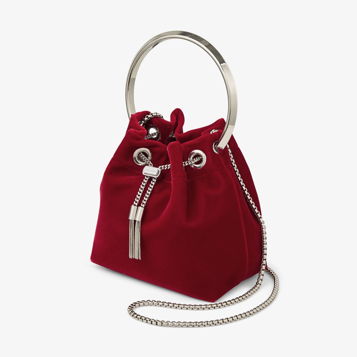 Bon Bon Ruby Red Velvet Bag