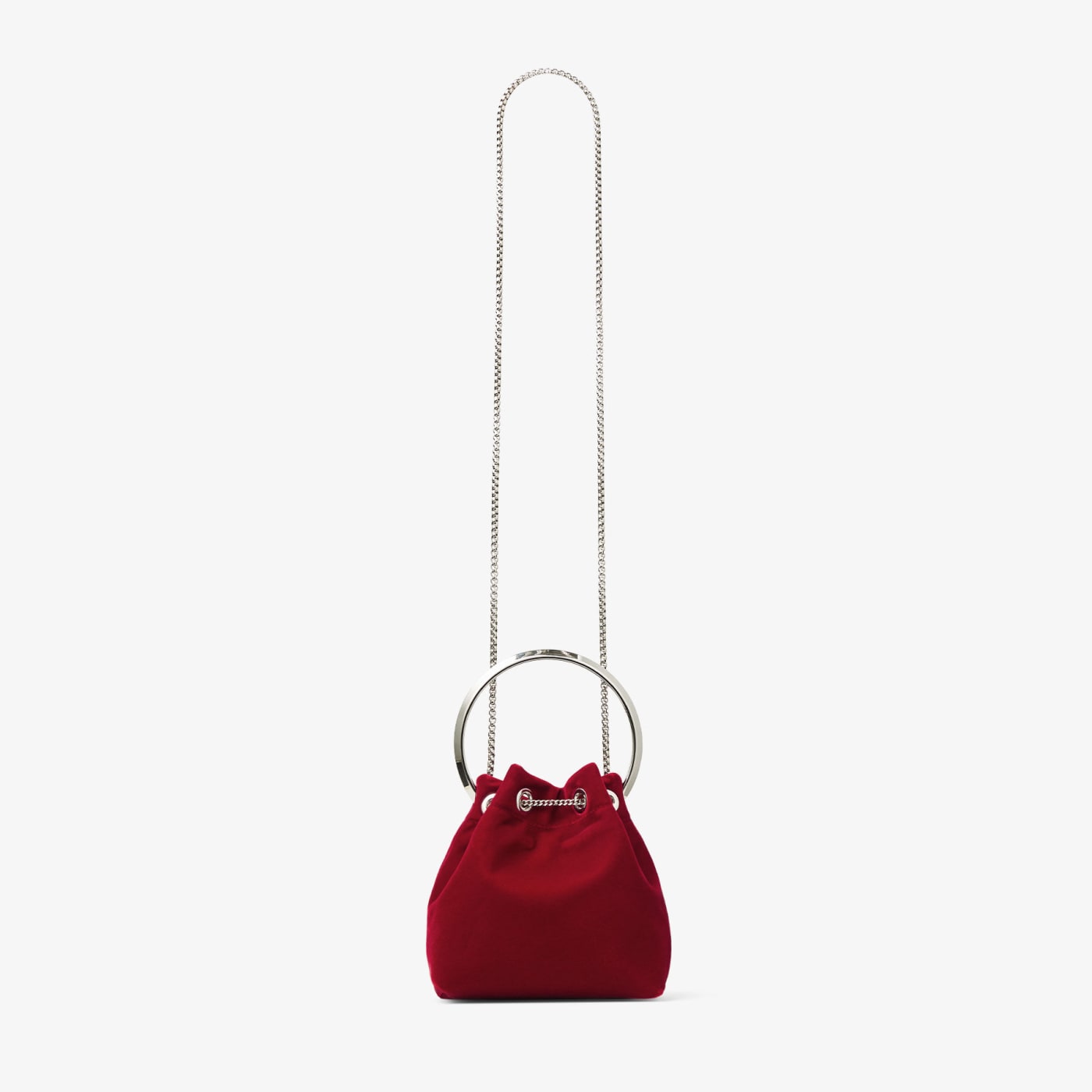 Bon Bon Ruby Red Velvet Bag