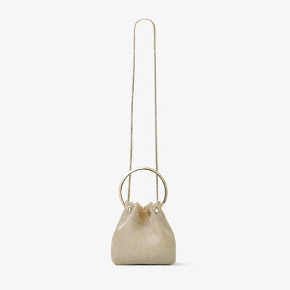 Bon Bon Champagne Metallic Mesh Bag