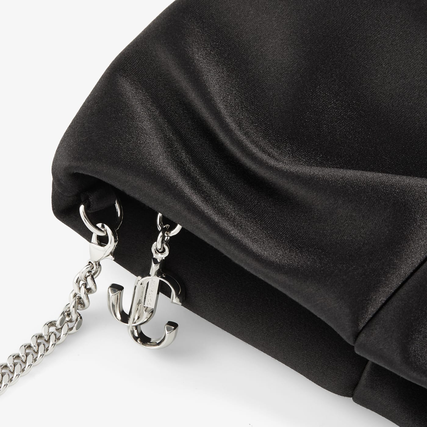 Bonny Clutch Black Satin Clutch Bag