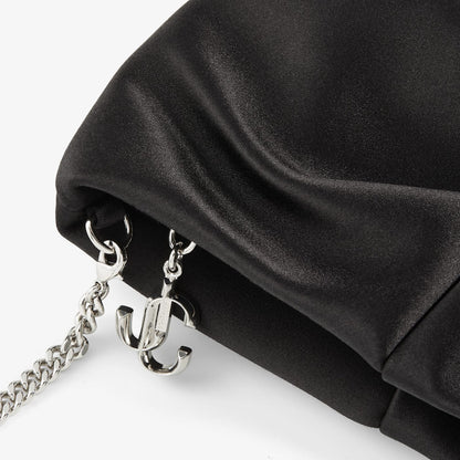Bonny Clutch Black Satin Clutch Bag