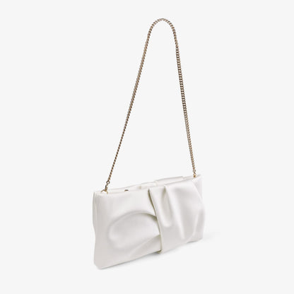 Bonny Clutch Ivory Satin Clutch Bag