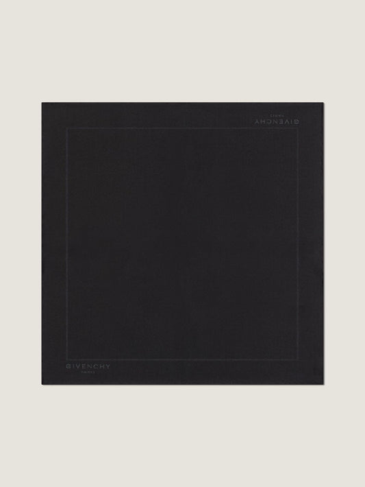 Givenchy Paris pocket square in silk jacquard