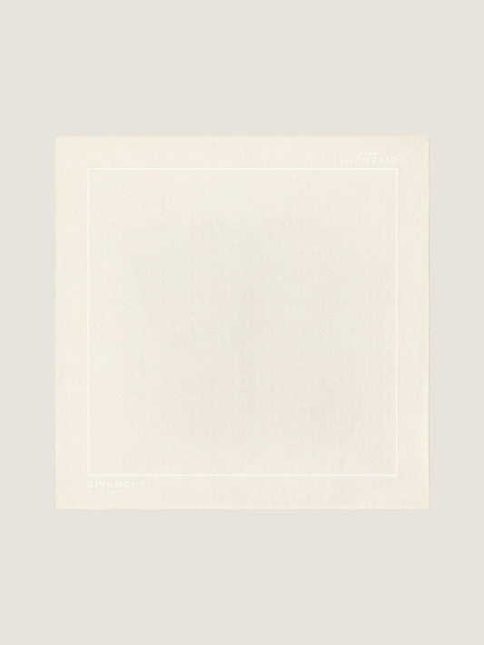 Givenchy Paris pocket square in silk jacquard