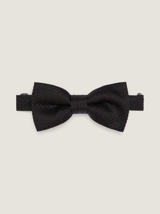 Bow tie in silk jacquard