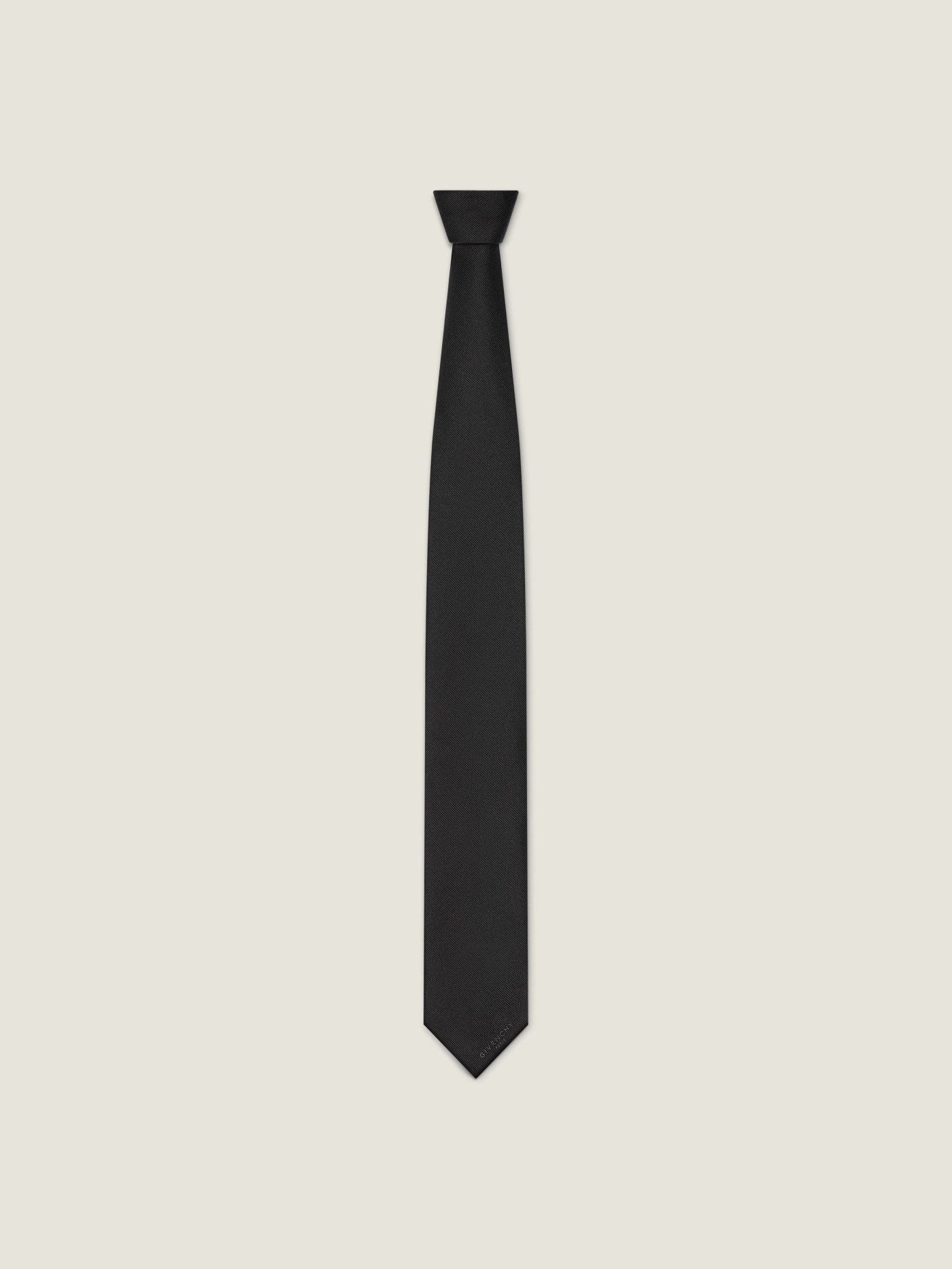 Givenchy Paris tie in silk gros grain