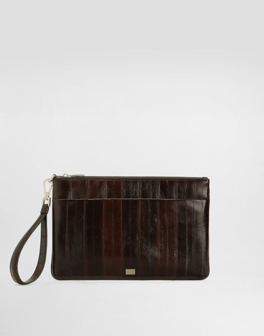 Eel leather necessaire
