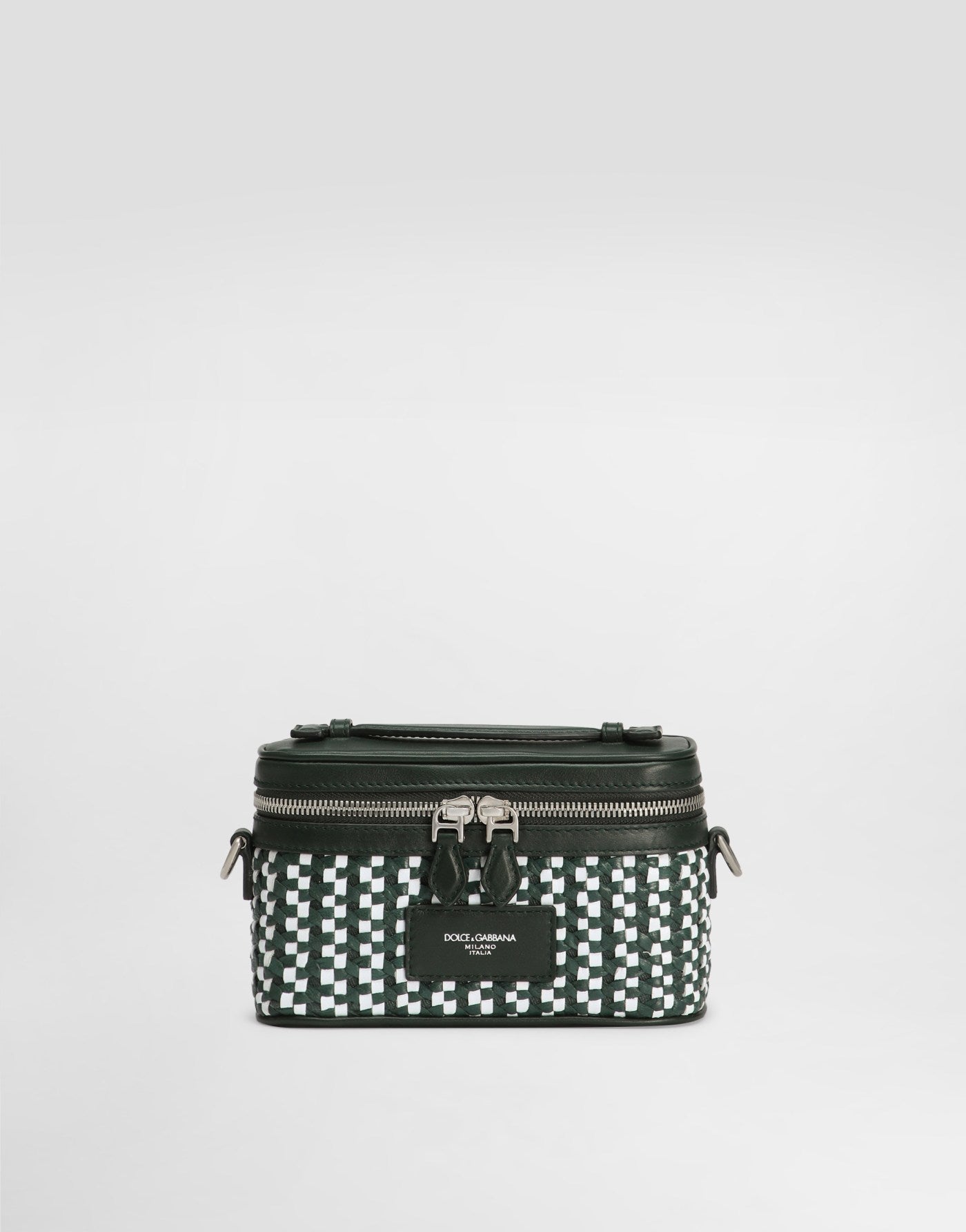 Atene crossbody minibag with woven leather