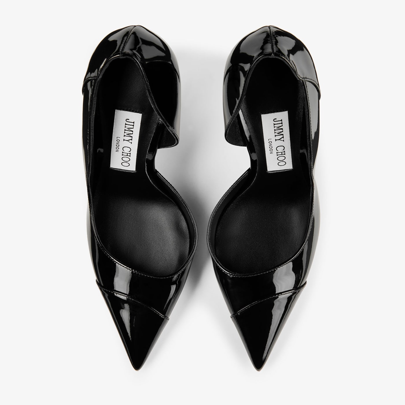 Brigitte 100 Black Patent Leather Pumps