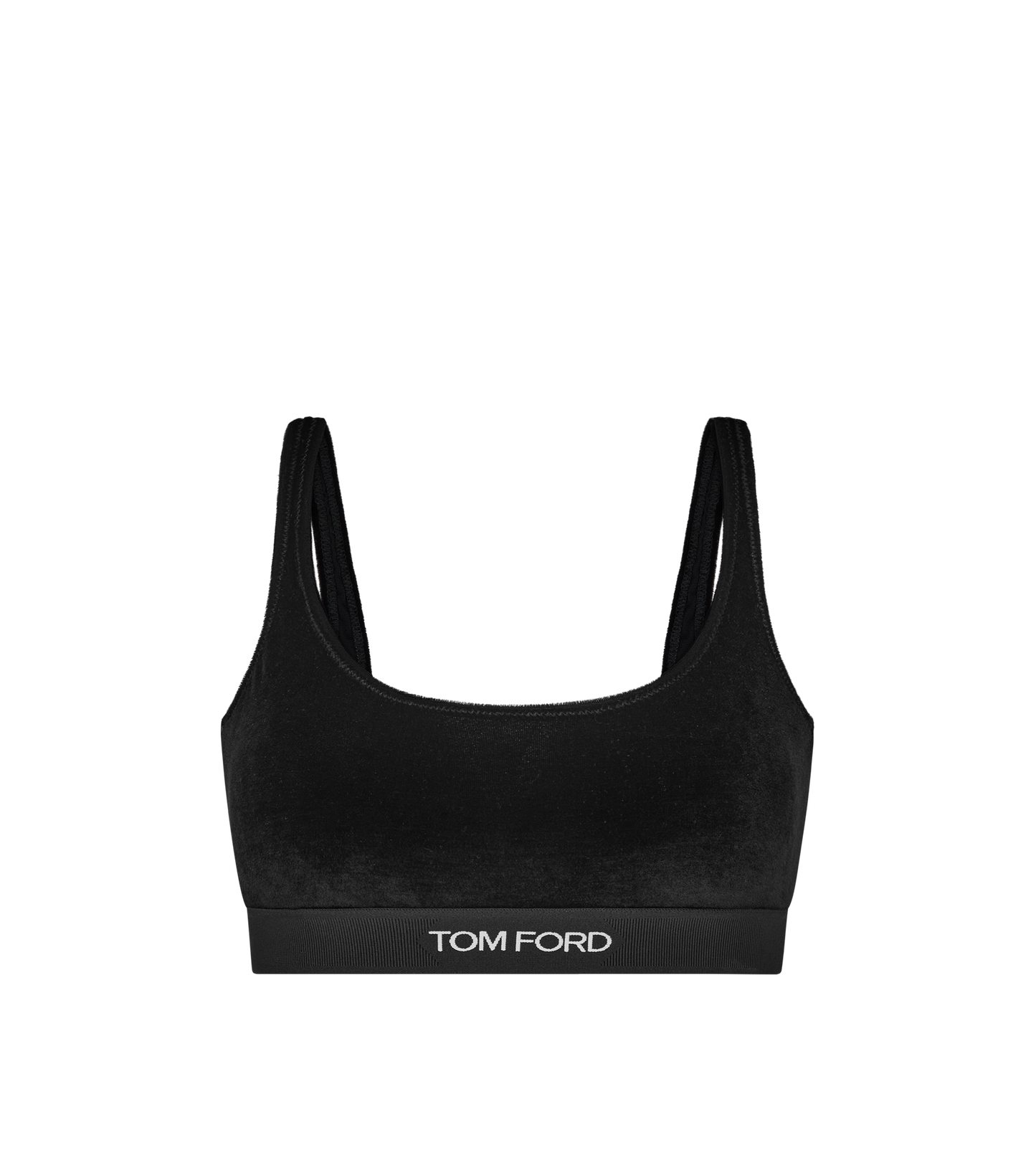 Stretch Lustrous Velour Signature Bralette