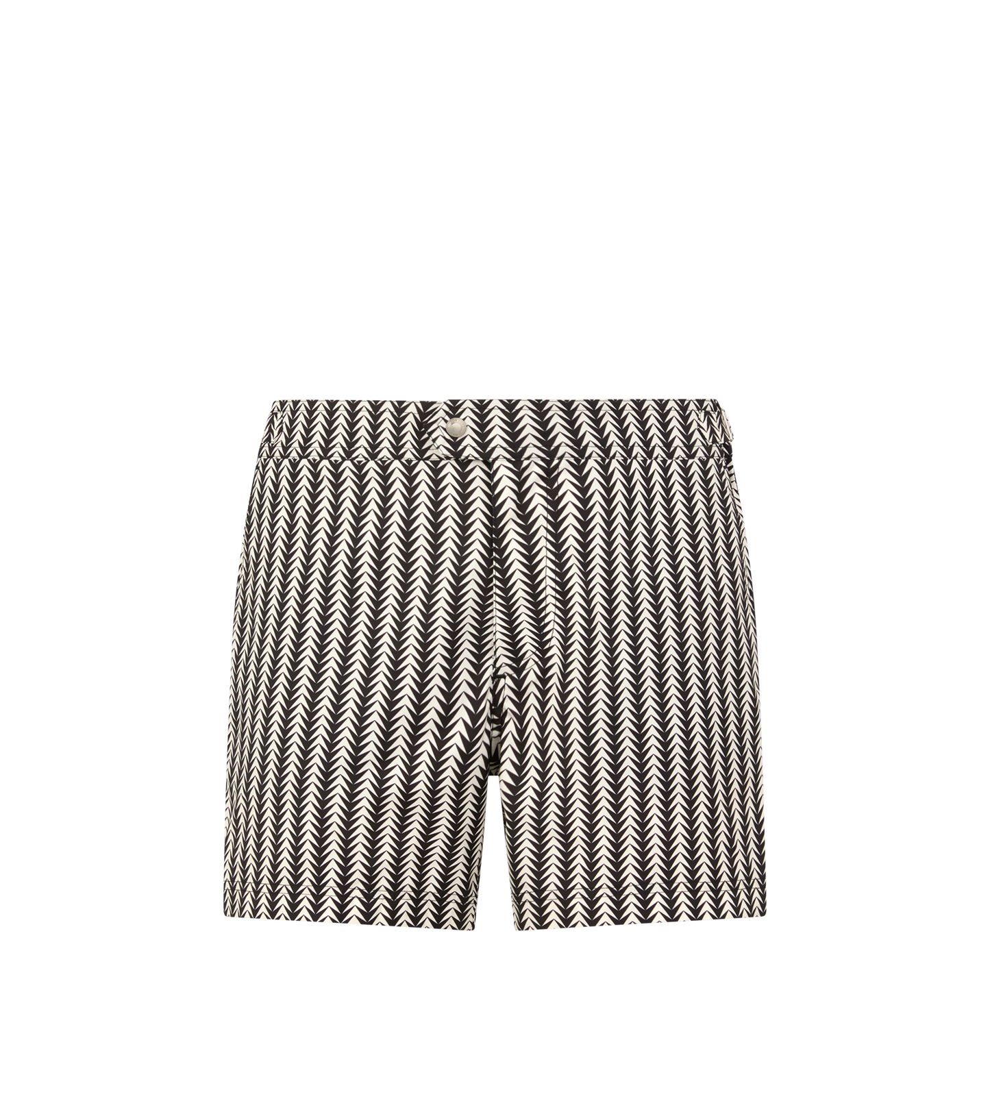 Geometric Print Nylon Swim Short