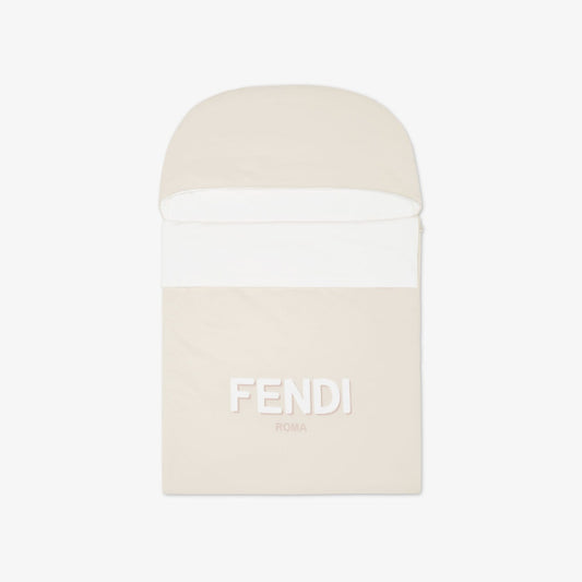 Baby Sleeping Bag Beige jersey Fendi Roma sleeping bag