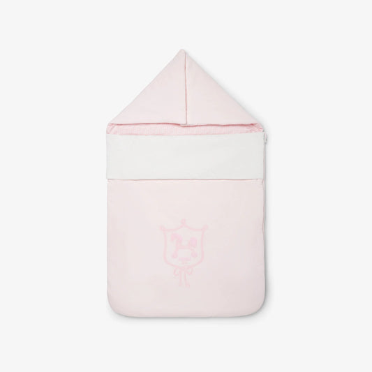 Baby sleeping bag Baby sleeping bag in pink jersey