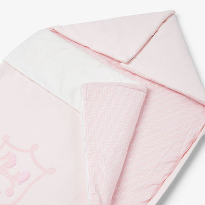 Baby sleeping bag Baby sleeping bag in pink jersey
