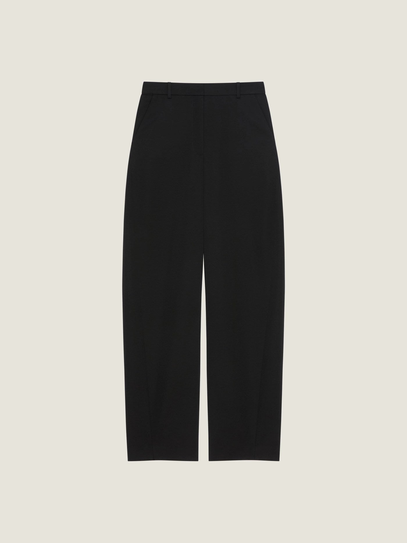 Cocoon tailored pants in wool