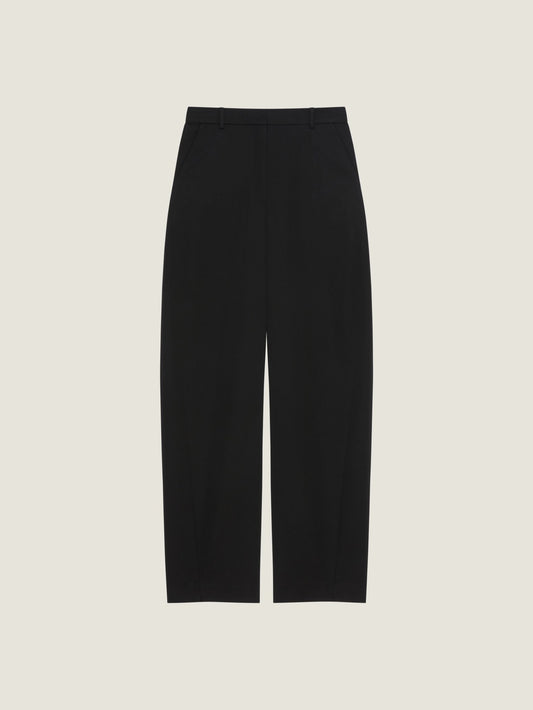 Cocoon tailored pants in wool