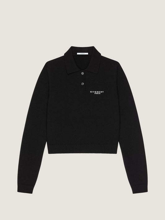 Polo in wool and cashmere