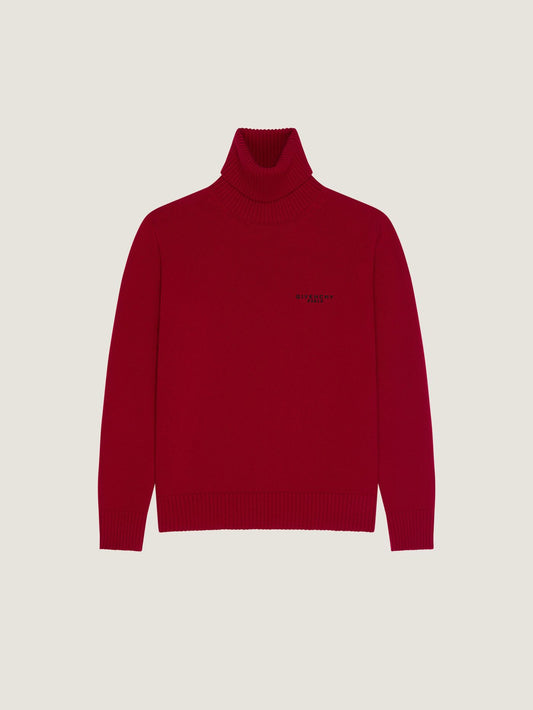 Turtleneck sweater in wool and cashmere