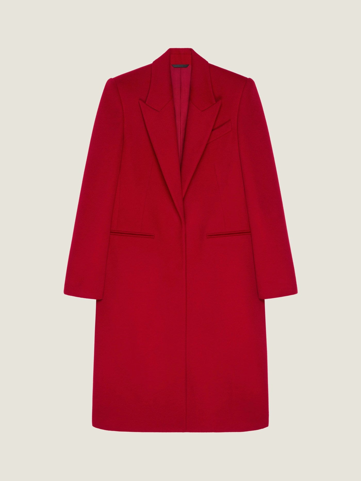 Coat in wool