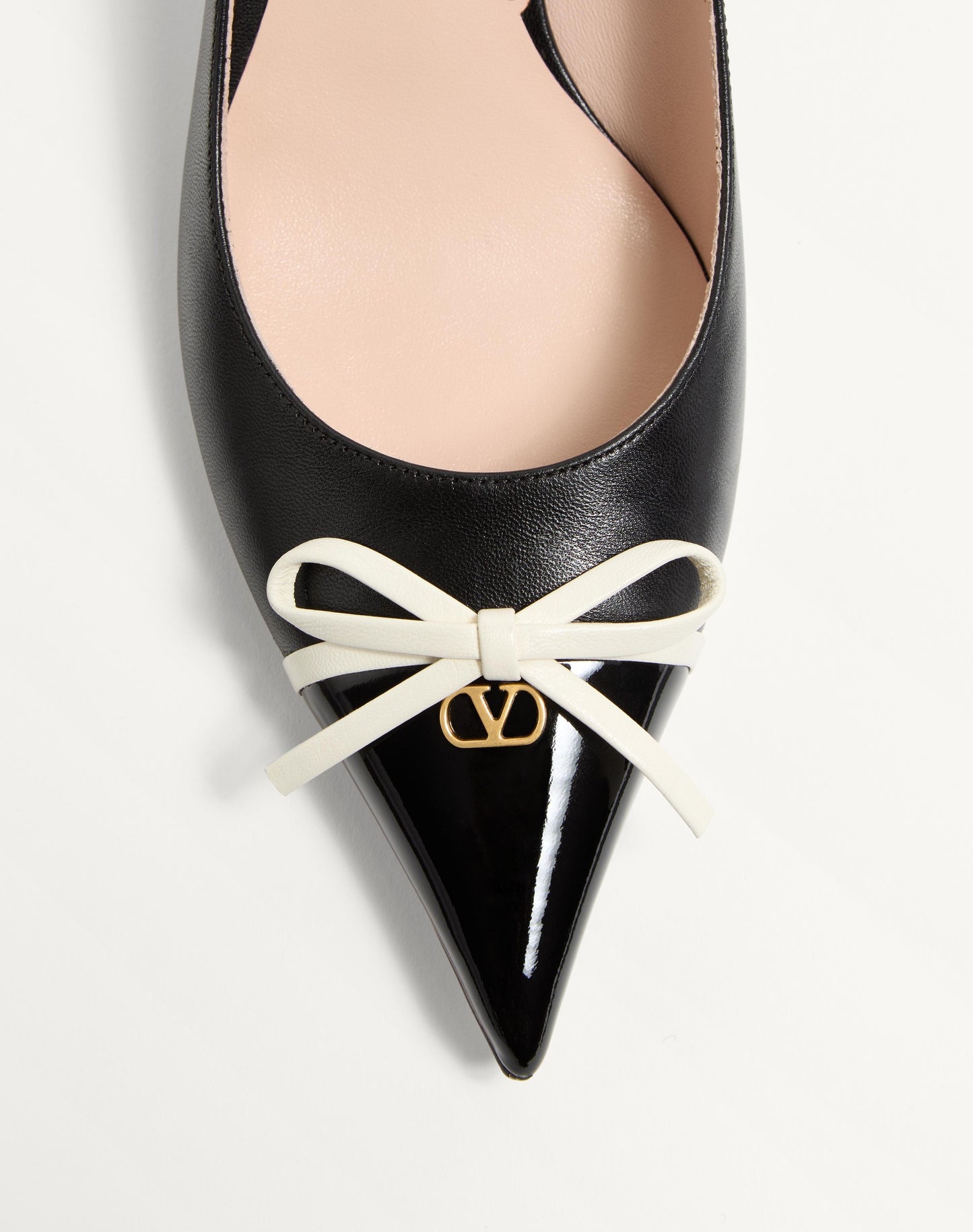 Bepointy Pump In Patent Leather And Kidskin 45mm