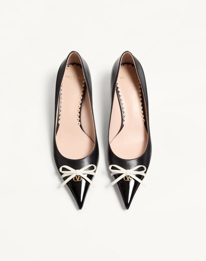 Bepointy Pump In Patent Leather And Kidskin 45mm