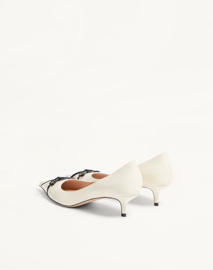 Bepointy Pump In Patent Leather And Kidskin 45mm