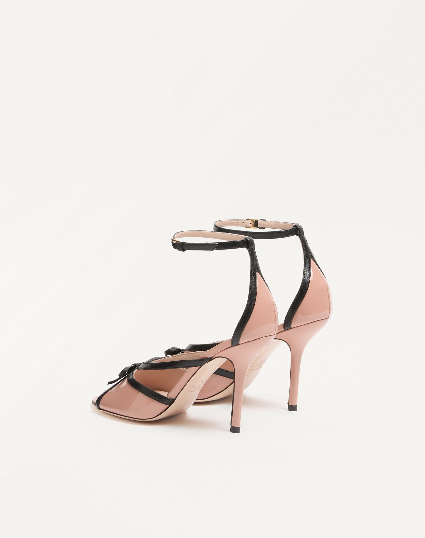 Bepointy Sandal In Patent Leather And Kidskin 100mm