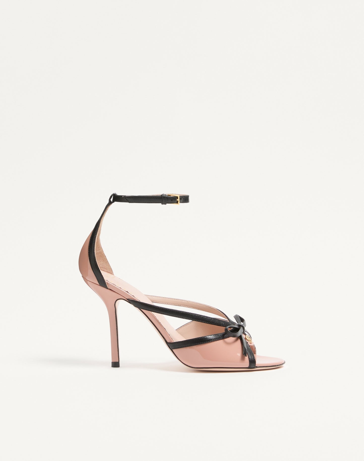Bepointy Sandal In Patent Leather And Kidskin 100mm