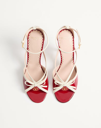 Bepointy Sandal In Patent Leather And Kidskin 100mm