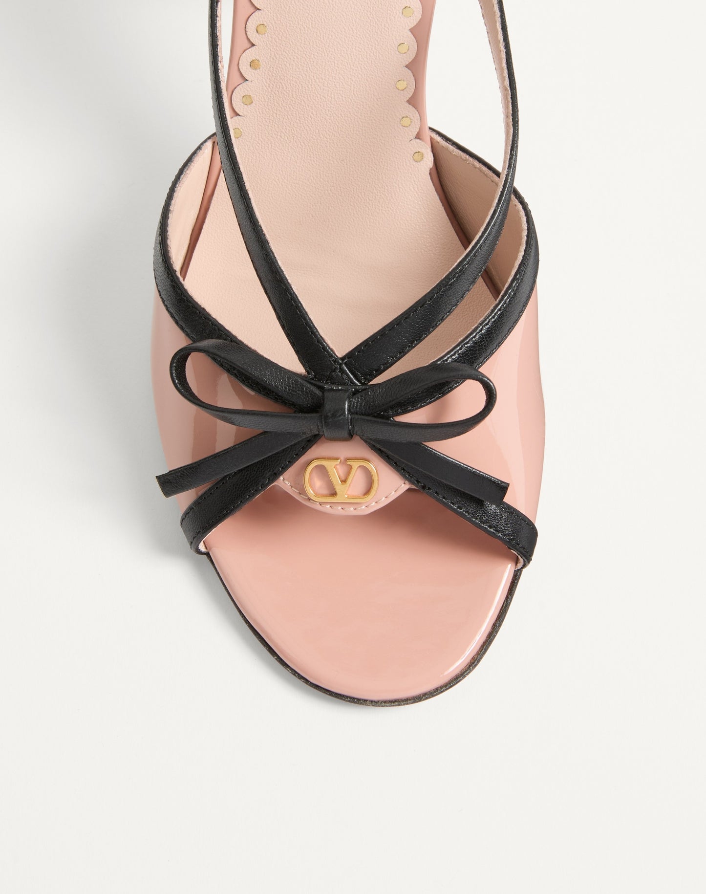 Bepointy Sandal In Patent Leather And Kidskin 100mm