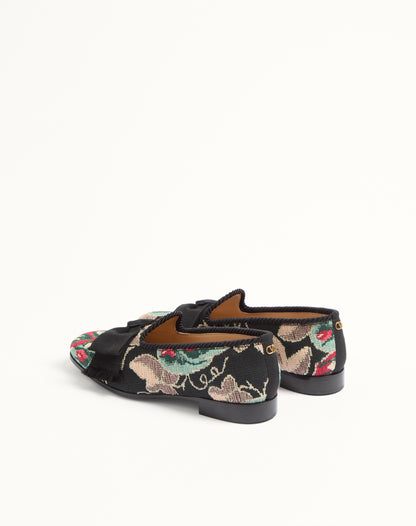 Bowow Loafer In Jacquard Fabric