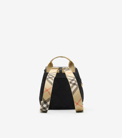Mini Horseshoe Backpack in Black