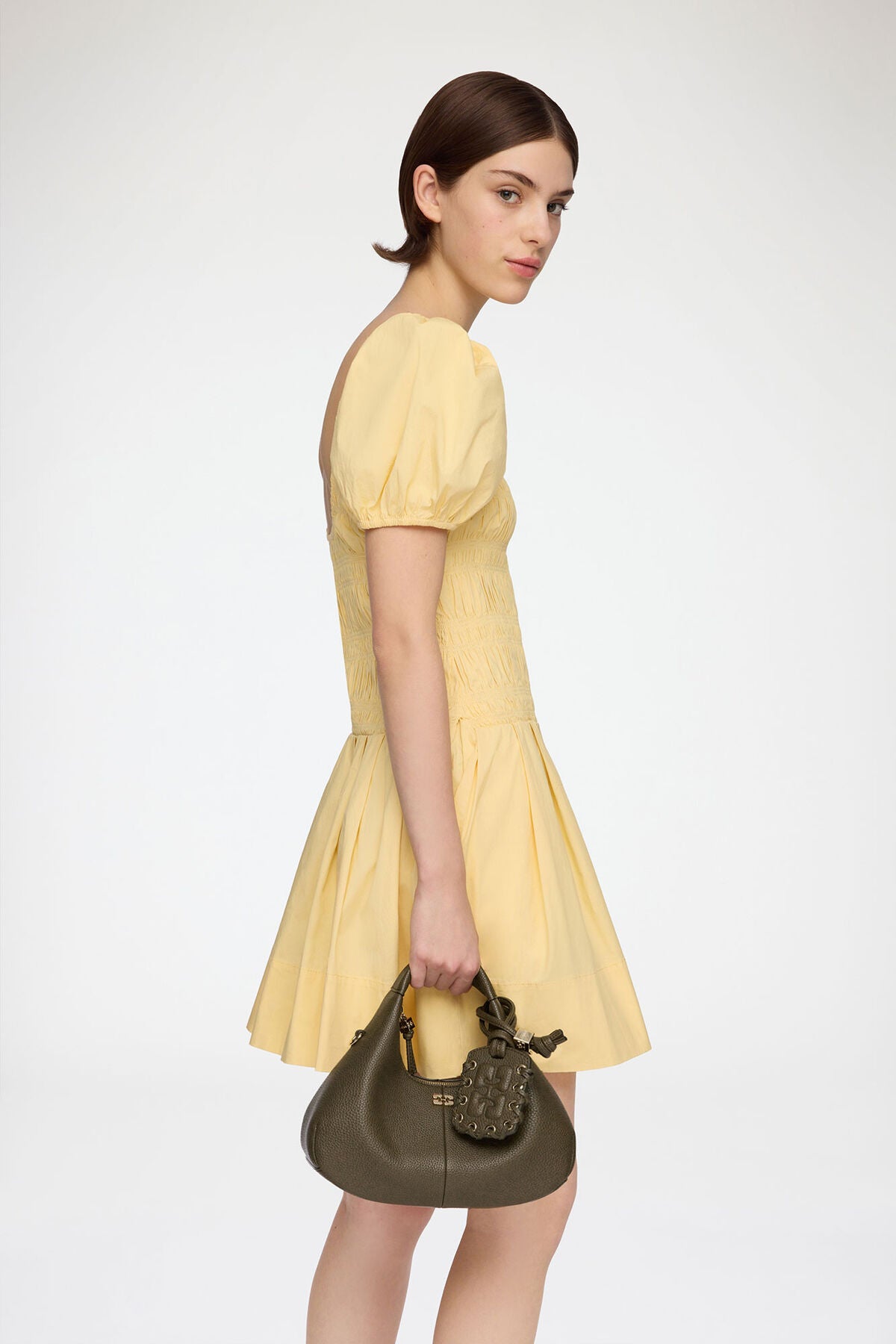 Mini Hobo Bag in Green