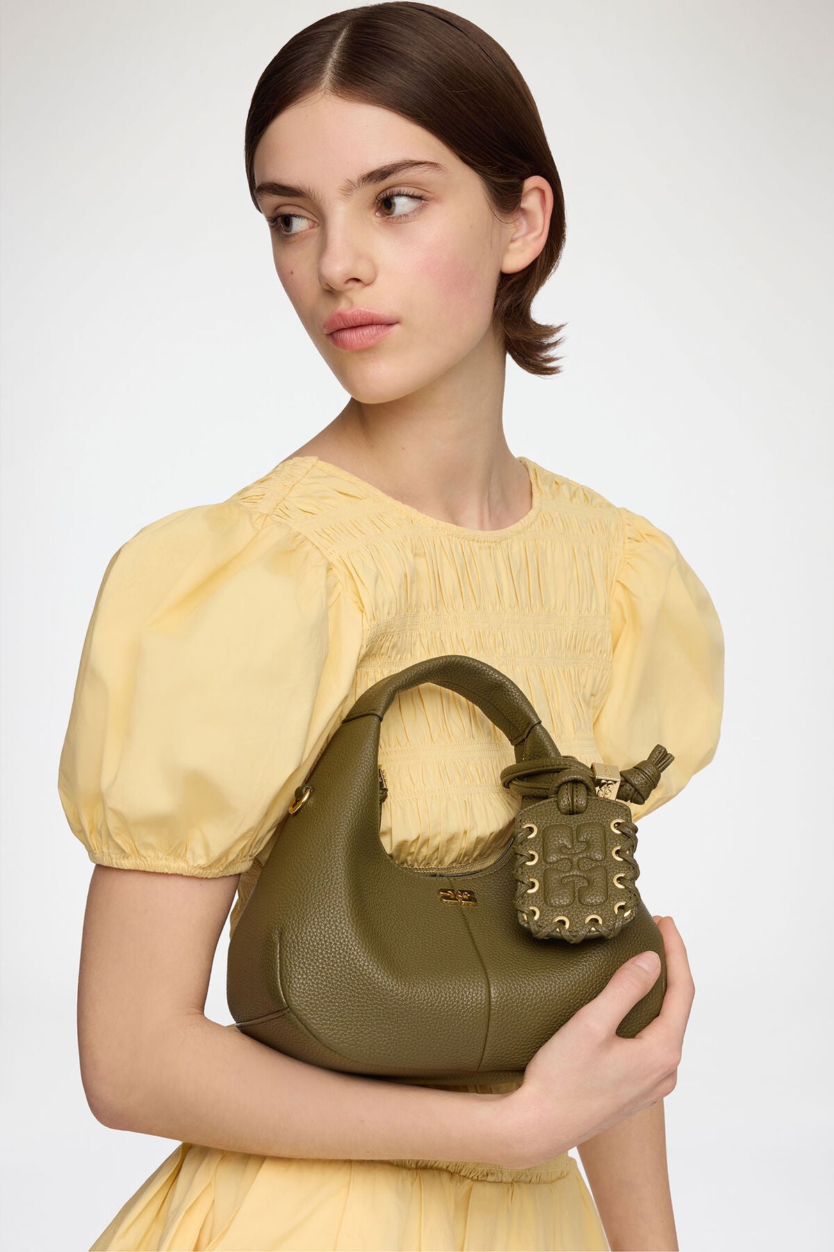 Mini Hobo Bag in Green