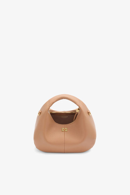Mini Hobo Bag in Brown