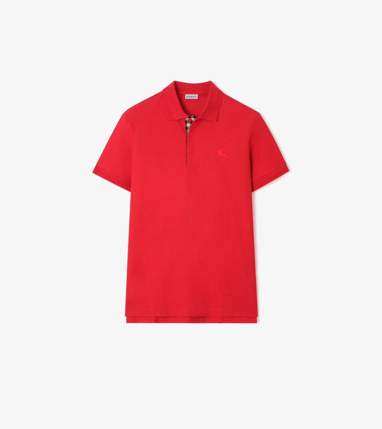 Cotton Polo Shirt in Atom blue